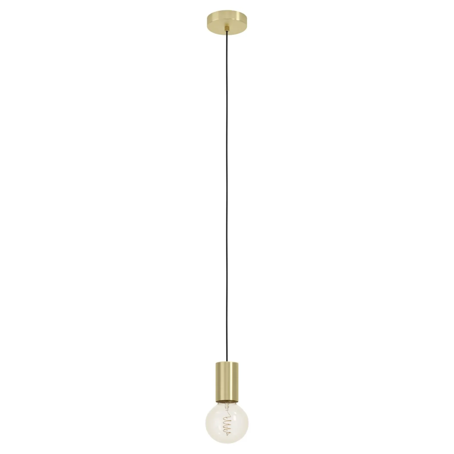 Eglo Pendellampa Pozueta 1 Stål Guld | 65mm - Passande För 1x E27