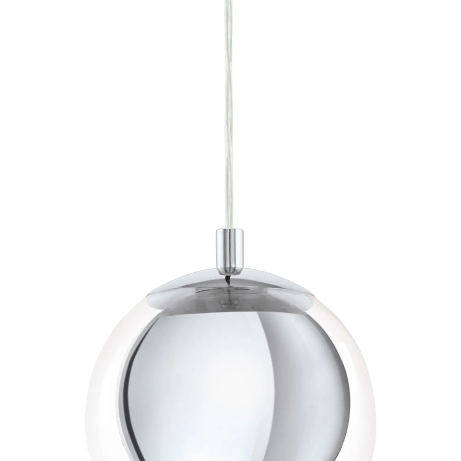 Eglo Pendellampa Rocamar Stål Krom | 190mm - Passande För 1x E27