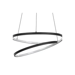 Eglo Pendellampa Ruotale Stål Svart 36W 4800lm - 830 Varm Vit
