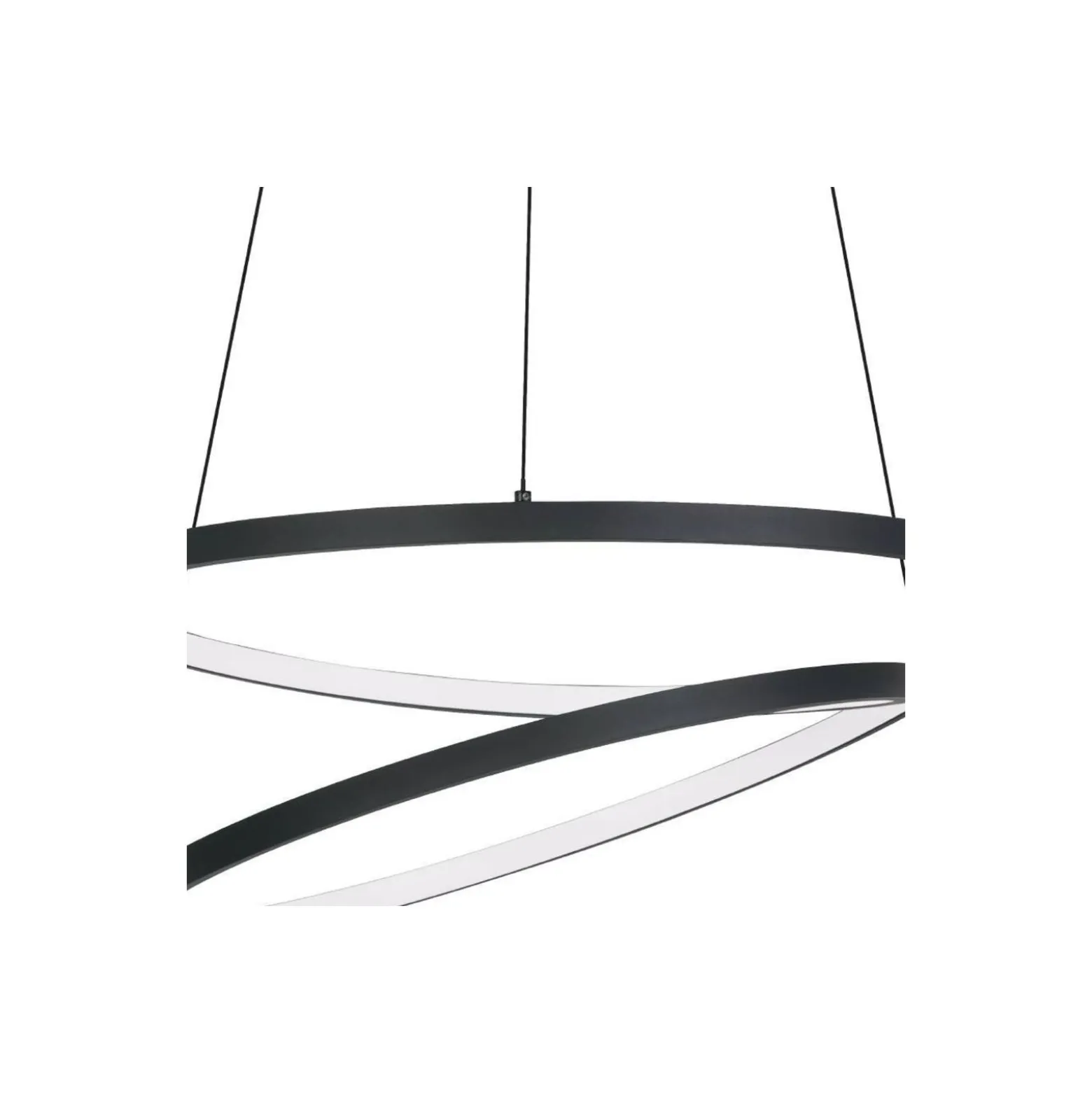 Eglo Pendellampa Ruotale Stål Svart 36W 4800lm - 830 Varm Vit