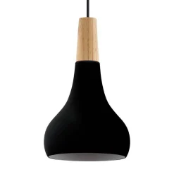 Eglo Pendellampa Sabinar Stål Svart | 180mm - Passande För 1x E27