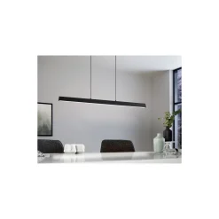 Eglo Pendellampa Simolaris-Z Aluminium Stål Svart 35W 4200lm - 827-865 Justerbar Vit + RGB | IP20 - Zigbee Dimbar