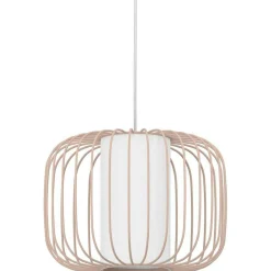 Eglo Pendellampa Terrarosa Stål Beige | 285mm - Passande För 1x E27