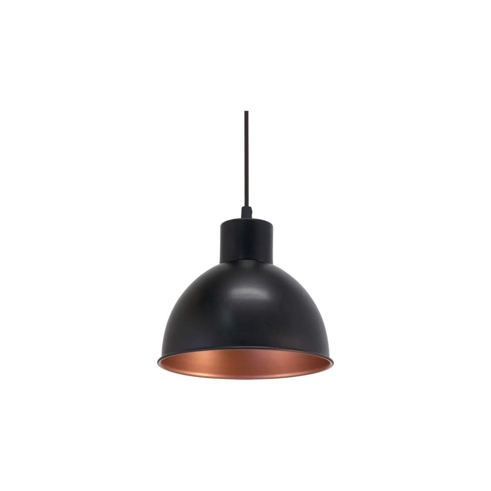 Eglo Pendellampa Truro 1 Stål Svart Koppar | IP20 - Passande för 1x E27