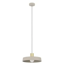 Eglo Pendellampa Valdiola Stål Beige | 360mm - Passande För 1x E27