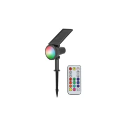 Eglo Spik Ljus Sambuco Solar Svart 3W 230lm - 830 Varm Vit | IP54 - Dimbar