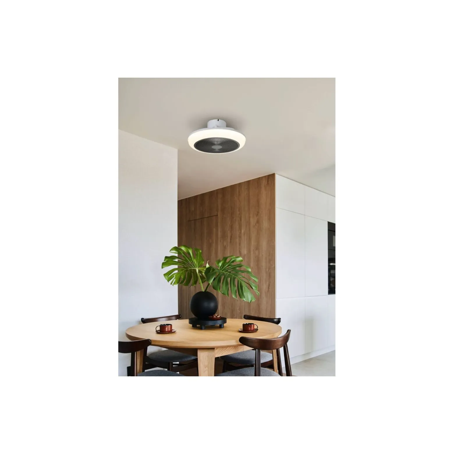 Eglo Takfläkt Sayulita 1 ABS Vit 20.8W 820lm - 827-865 Justerbar Vit | Dimbar