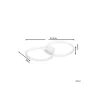 Eglo Taklampa Amandolo Stål Vit 19.5W 2400lm - 827-865 Justerbar Vit + RGB | Dimbar
