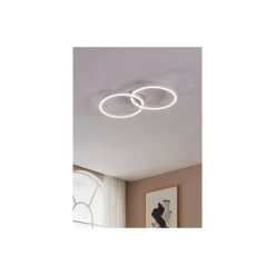 Eglo Taklampa Amandolo Stål Vit 19.5W 2400lm - 827-865 Justerbar Vit + RGB | Dimbar