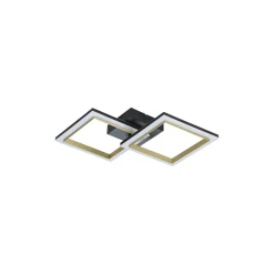 Eglo Taklampa Calliera Stål Svart, Mässing 18.4W 2500lm - 830 Varm Vit | Dimbar