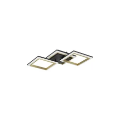 Eglo Taklampa Calliera Stål Svart Guld 20W 2500lm - 840 Kallvit | IP20 - Dimbar