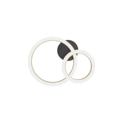 Eglo Taklampa Calliera Stål Svart Guld 12W 1500lm - 840 Kallvit | IP20 - Dimbar