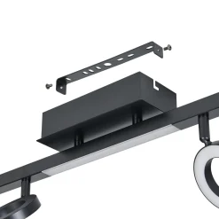 Eglo Taklampa Cardillio 2 Aluminium Svart 3W 440lm - 830 Varm Vit