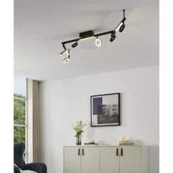 Eglo Taklampa Cardillio 2 Aluminium Svart 3W 440lm - 830 Varm Vit