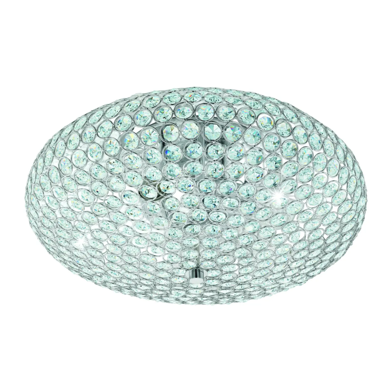 Eglo Taklampa Clemente Stål Krom | 450mm - Passande För 3x E27