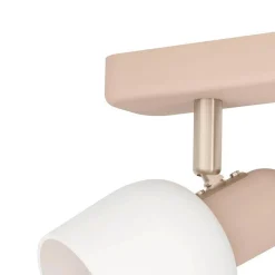 Eglo Taklampa Corato Stål Beige | Passande För 2x E14