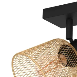 Eglo Taklampa Coslada Stål Svart | Passande För 2x E27