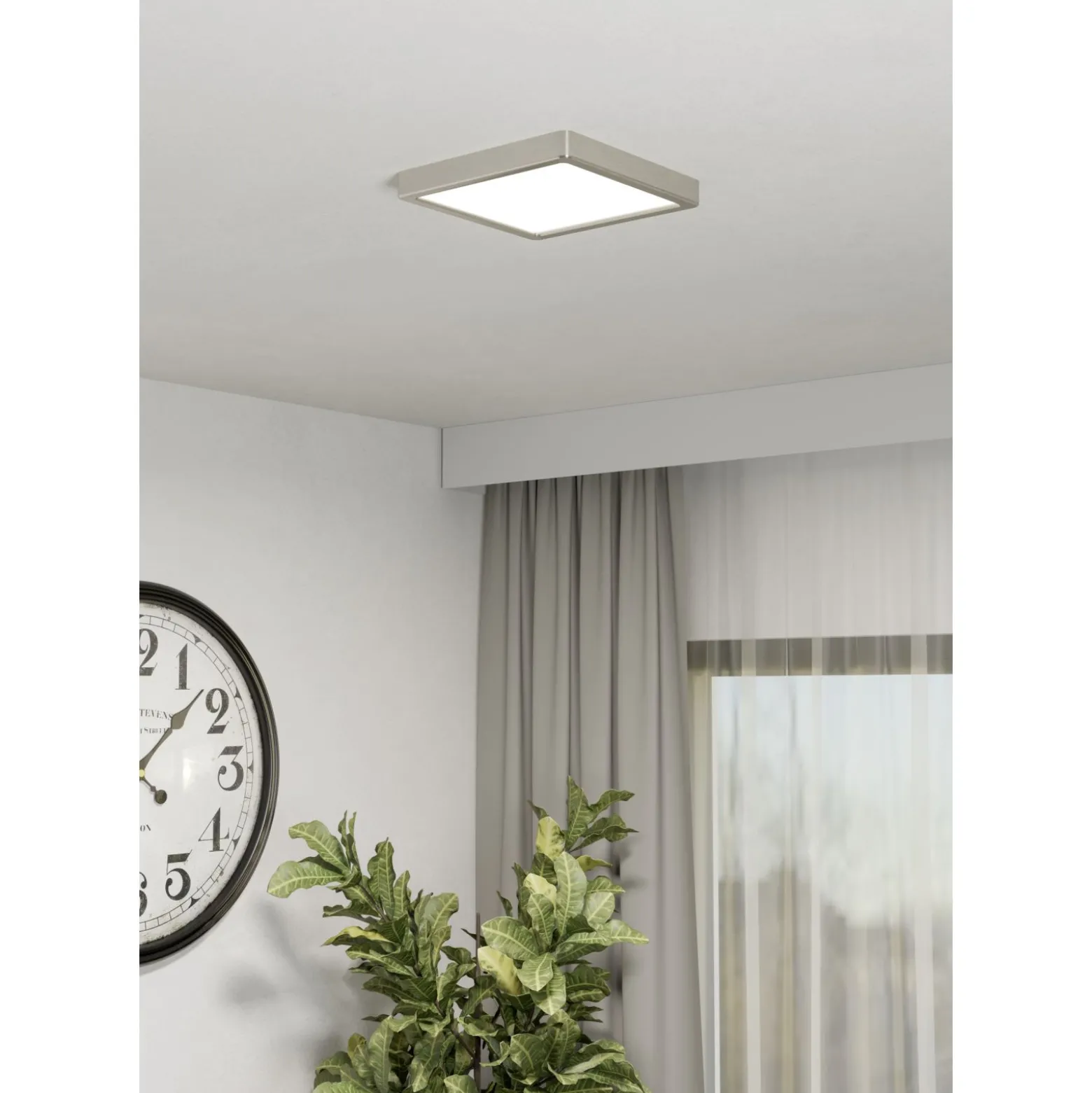 Eglo Taklampa Fueva 6 Stål Vit 10W 1600lm - 827-865 Justerbar Vit | IP44 - Dimbar