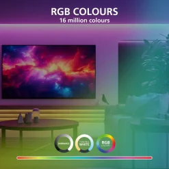 Eglo Taklampa Fueva 6-z Plast Svart 5W 620lm - 827-865 Justerbar Vit | 120mm - IP44 - Dimbar