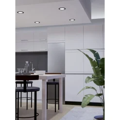 Eglo Taklampa Fueva 6-z Plast Svart 5W 620lm - 827-865 Justerbar Vit | 120mm - IP44 - Dimbar