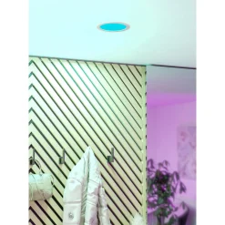 Eglo Taklampa Fueva 6-z Plast Vit 9W 1150lm - 827-865 Justerbar Vit | 168mm - IP44 - Dimbar
