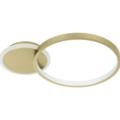 Eglo Taklampa Gafares Aluminium Stål Guld Vit 20W 2100lm - 827-865 Justerbar Vit | Dimbar