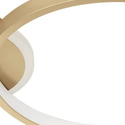Eglo Taklampa Gafares Aluminium Stål Guld Vit 20W 2100lm - 827-865 Justerbar Vit | Dimbar