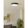 Eglo Taklampa Gallizzi-Z Plast Svart 15W 1900lm - 827-865 Justerbar Vit | 390mm - Dimbar