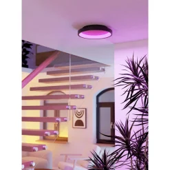 Eglo Taklampa Loretello-Z Stål Svart 19W 2430lm - 827-865 Justerbar Vit | 350mm - Dimbar