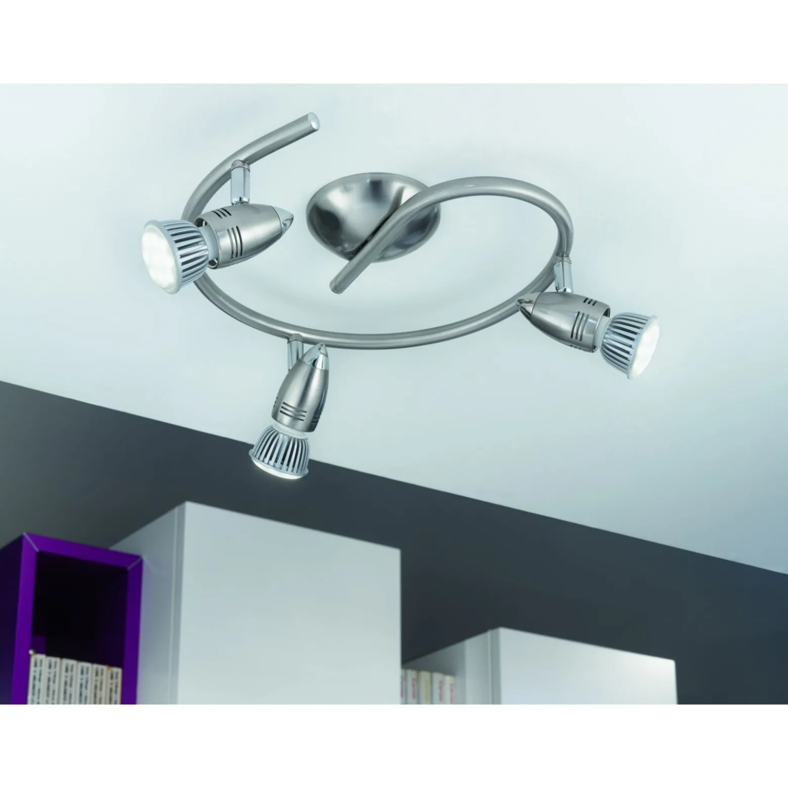 Eglo Taklampa Magnum-led Stål Krom 2W 250lm - 830 Varm Vit