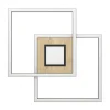 Eglo Taklampa Marinello Aluminium Stål Svart Trä 17W 5160lm - 827-865 Justerbar Vit | Dimbar