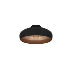 Eglo Taklampa Mogano Svart, Koppar | Passande för E27