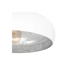 Eglo Taklampa Mogano Vit, Silver | Passande för E27