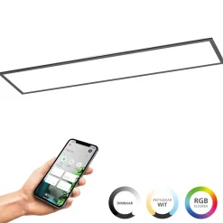Eglo Taklampa Moradillo-Z Stål Svart 34W 4400lm - 827-865 Justerbar Vit | Dimbar