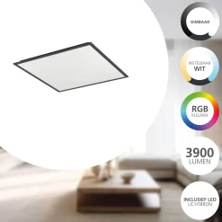 Eglo Taklampa Moradillo-Z Stål Svart 33W 4400lm - 827-865 Justerbar Vit | Dimbar
