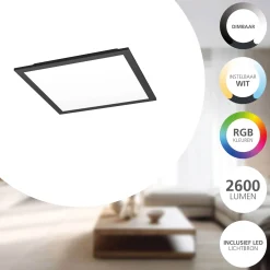 Eglo Taklampa Moradillo-Z Stål Svart 14W 1700lm - 827-865 Justerbar Vit | Dimbar