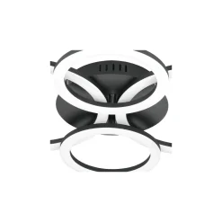 Eglo Taklampa Parrapos-Z Stål Svart 6.5W 5800lm - 830-865 Justerbar Vit | IP20 - Zigbee Dimbar