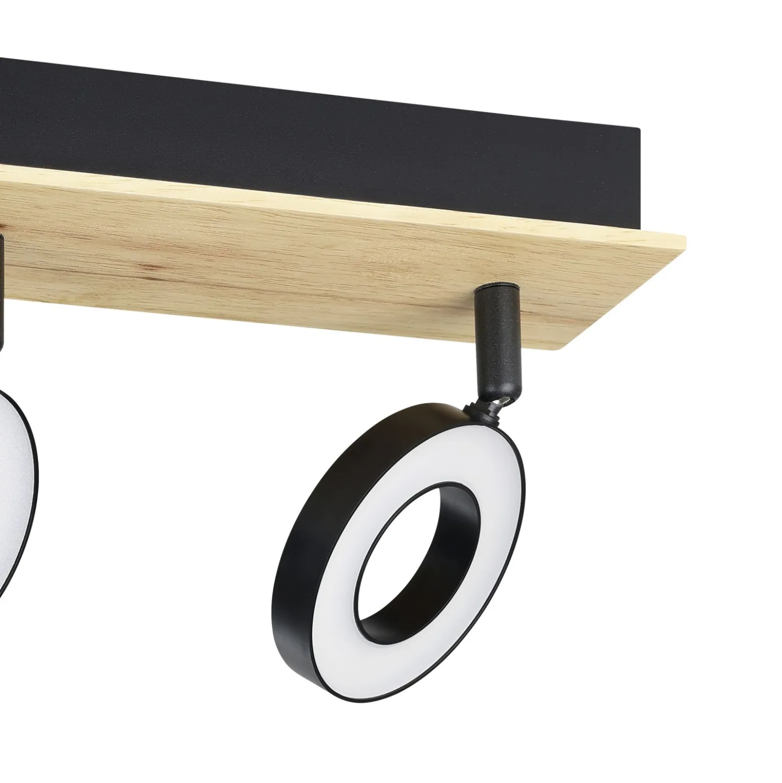 Eglo Taklampa Rielves Trä Svart 4W 500lm - 830 Varm Vit