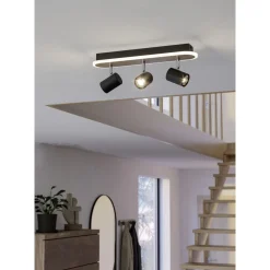 Eglo Taklampa Rimbocchi Stål Svart 20W 2500lm - 830 Varm Vit