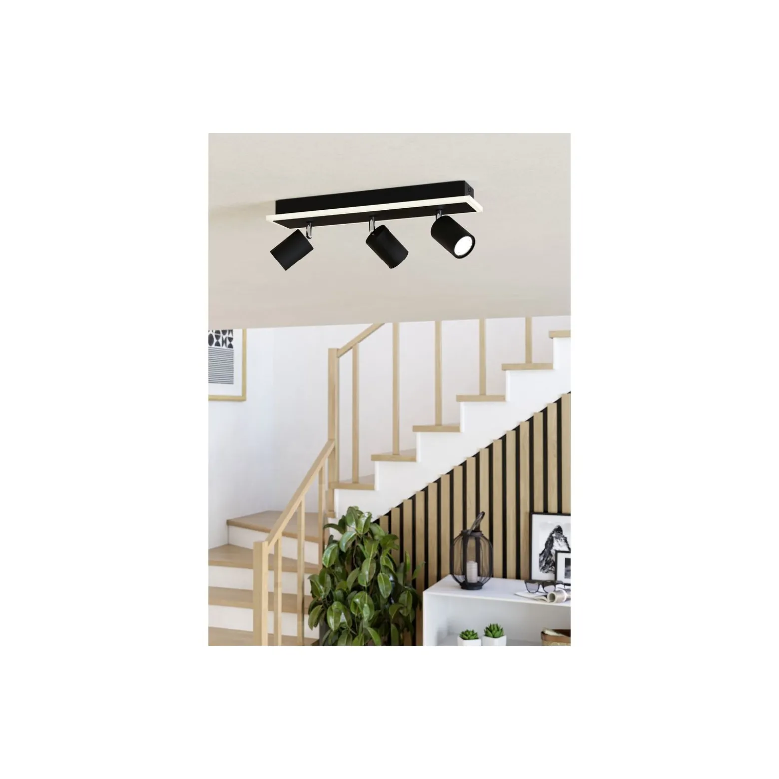 Eglo Taklampa Rimbocchi 1 Stål Svart 20W 2500lm - 830 Varm Vit | IP20