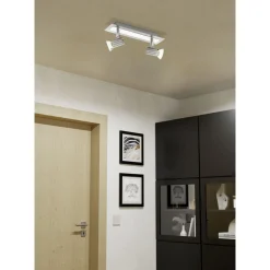Eglo Taklampa Rottelo Stål Krom 4W 400lm - 830 Varm Vit