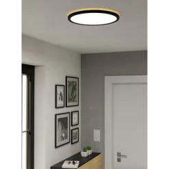 Eglo Taklampa Rovito-Z Plast Svart 18W 2300lm - 827-865 Justerbar Vit | 389mm - IP44 - Dimbar