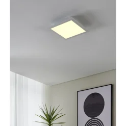 Eglo Taklampa Salobrena-Z Aluminium Vit 15W 1790lm - 827-865 Justerbar Vit | Dimbar