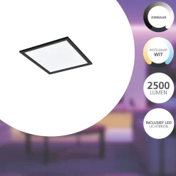 Eglo Taklampa Salobrena-Z Aluminium Svart 21W 2500lm - 827-865 Justerbar Vit | Dimbar