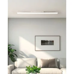 Eglo Taklampa Salobrena-Z Aluminium Vit 33W 4150lm - 827-865 Justerbar Vit | Dimbar