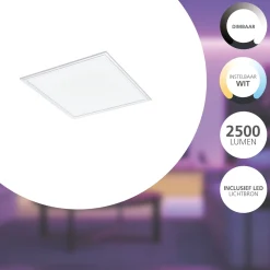 Eglo Taklampa Salobrena-Z Aluminium Vit 21W 2500lm - 827-865 Justerbar Vit | Dimbar