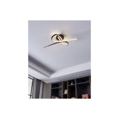 Eglo Taklampa Selvina 1 Stål Aluminium Svart 10.5W 1450lm - 830 Varm Vit | IP20