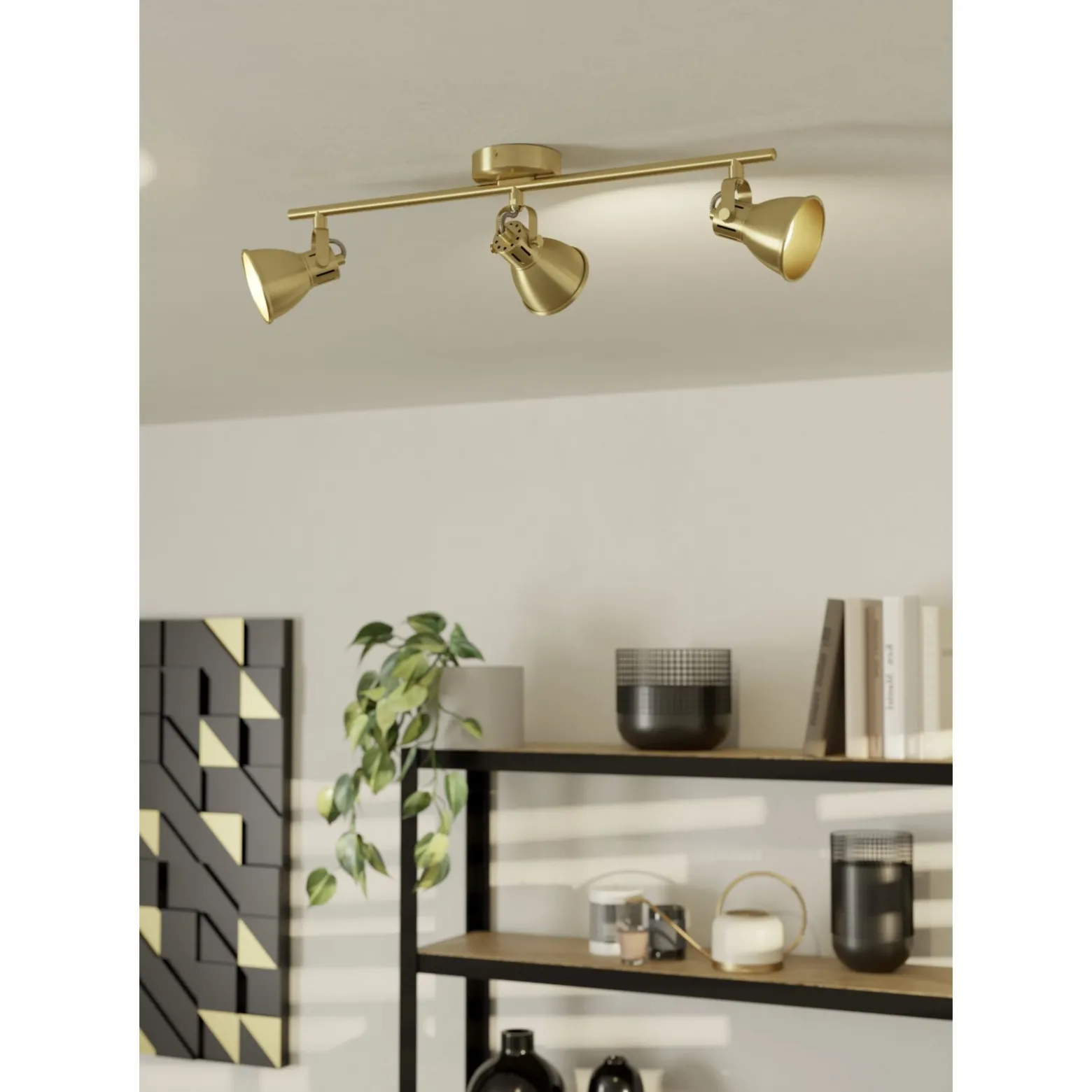 Eglo Taklampa Seras Stål Guld 2W 250lm - 830 Varm Vit