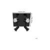 Eglo Taklampa Tamara 1 Stål Svart Krom 4x2.8W 4x250lm - 830 Varm Vit | IP44 - Inkl. 4x GU10