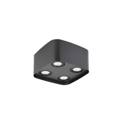 Eglo Tak Spot Arenzano Stål Svart 18.8W 1380lm - 830 Varm Vit | Dimbar - Passande för GU10